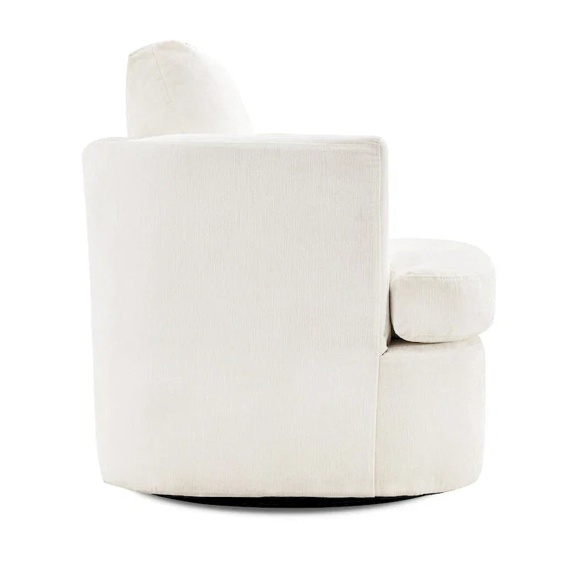 Fauteuils pivotants modernes Chenille pour salon