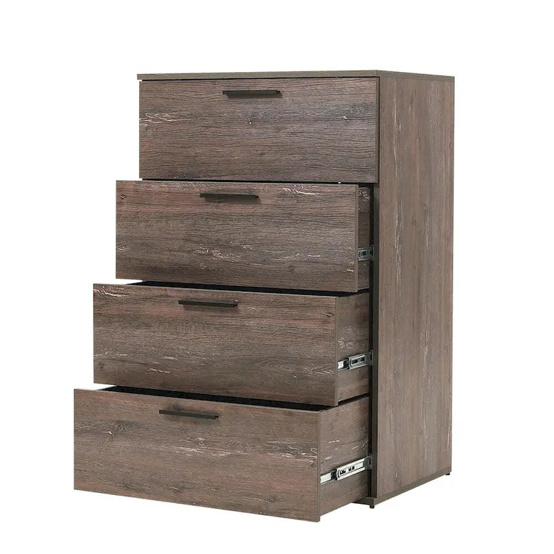 Commode Oliver Farmhouse Jumbo à quatre tiroirs