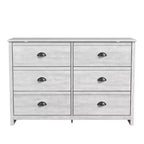 Commode 6 tiroirs (emboîtable) - Chêne gris poussiéreux