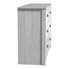 Commode 6 tiroirs (emboîtable) - Chêne gris poussiéreux