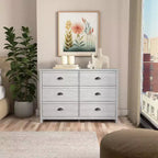Commode 6 tiroirs (emboîtable) - Chêne gris poussiéreux