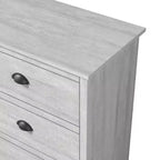Commode 6 tiroirs (emboîtable) - Chêne gris poussiéreux