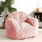 Fauteuil d'appoint en polyester 320 GSM avec rembourrage éponge haute résilience, fauteuil de salon ultra doux pour salon, chambre à coucher