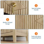 Commode Blanche Cannelée pour Chambre, Tour de Rangement Haute de 43 po avec 5 Tiroirs, Commode Moderne, Unité de Rangement pour Placard, Entrée