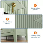 Commode Blanche Cannelée pour Chambre, Tour de Rangement Haute de 43 po avec 5 Tiroirs, Commode Moderne, Unité de Rangement pour Placard, Entrée
