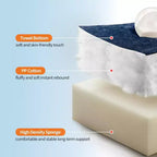 Fauteuil inclinable massant avec fonction de chauffage, fauteuil inclinable et pivotant à 360° pour adultes, fauteuil de nurserie en lin avec poche latérale, deux porte-gobelets