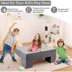 Canapé modulaire pour enfants et tout-petits, ensemble de canapés de jeu en mousse avec coussins détachables, canapé souple convertible pour chambre ou salle de jeux