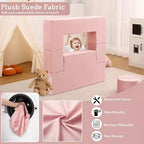 Canapé modulaire pour enfants et tout-petits, ensemble de canapés de jeu en mousse avec coussins détachables, canapé souple convertible pour chambre ou salle de jeux