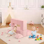 Canapé modulaire pour enfants et tout-petits, ensemble de canapés de jeu en mousse avec coussins détachables, canapé souple convertible pour chambre ou salle de jeux