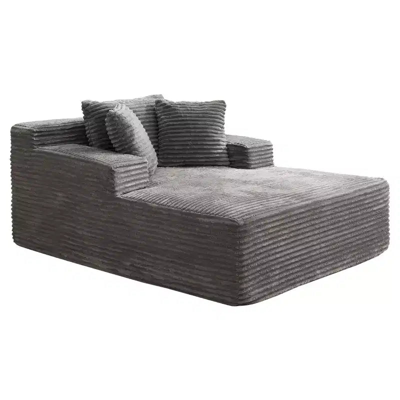 Canapé-lit convertible surdimensionné 49,2 po, fauteuil/canapé-lit nuage en velours côtelé, capacité de 400 lb