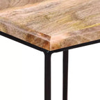 Table basse Bois de manguier Bois de manguier massif, Fer Modulaire moyen