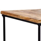 Table basse Bois de manguier Bois de manguier massif, Fer Modulaire moyen