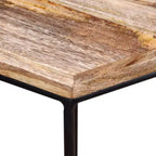 Table basse Bois de manguier Bois de manguier massif, Fer Modulaire moyen