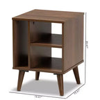 Table d'appoint Sami en noyer