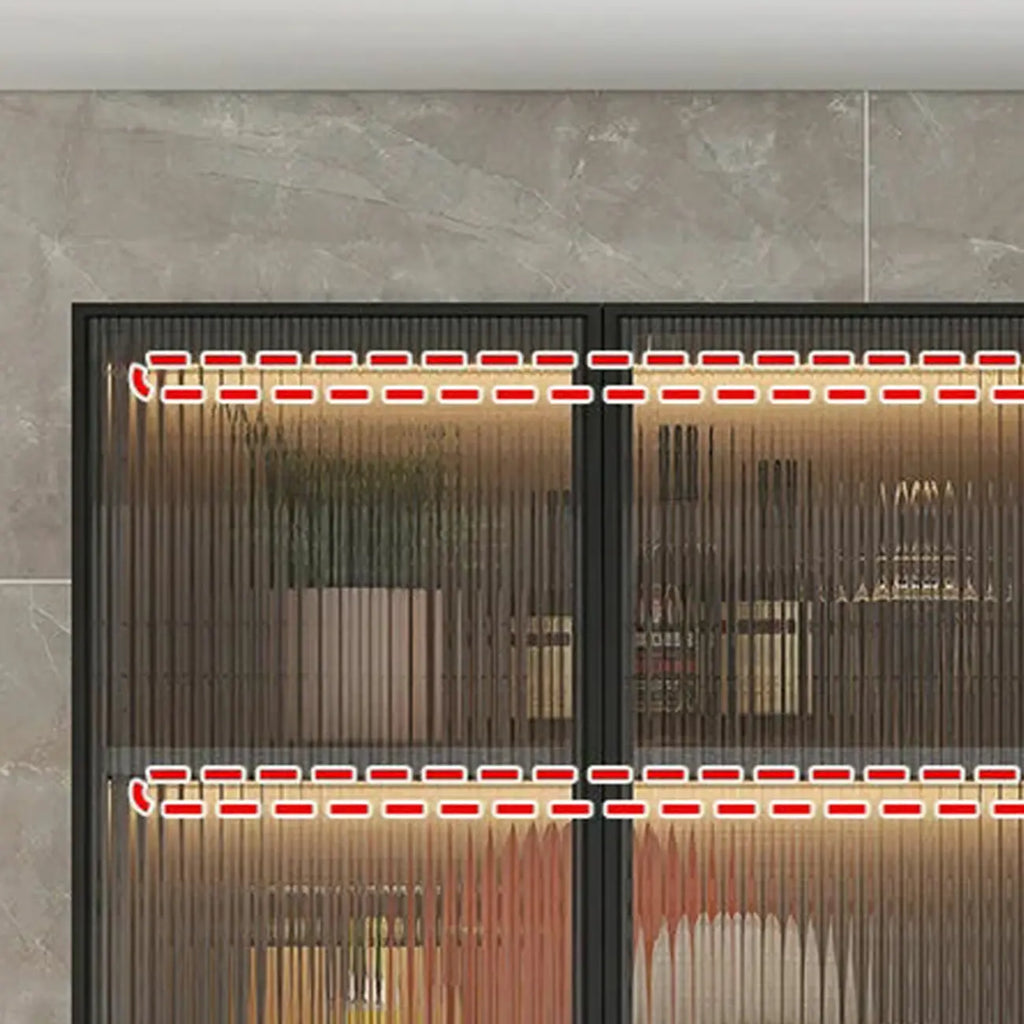 Armoire de cuisine murale grise en bois pour rangement