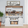 Meuble bas de bar à café Moasis Farmhouse - 38,4 P x 119,9 L x 130,8 H