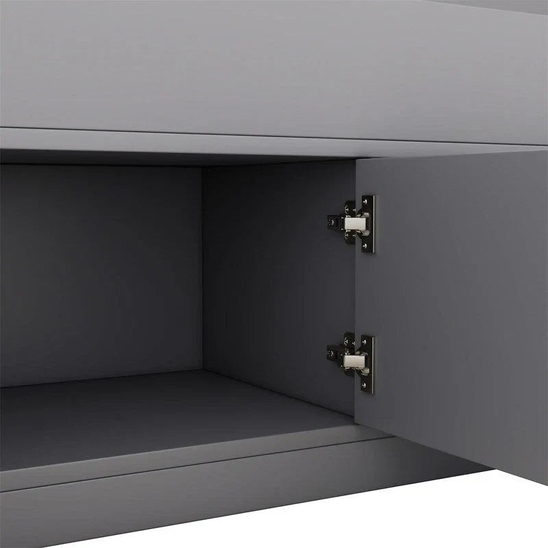 Lit plateforme capitaine double/grand avec 4 tiroirs et étagères de rangement, cadre de lit en bois massif avec tête de lit bibliothèque de rangement