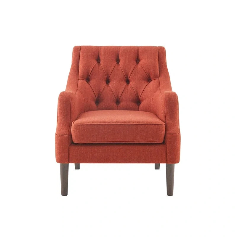 Fauteuil d'appoint capitonné moderne