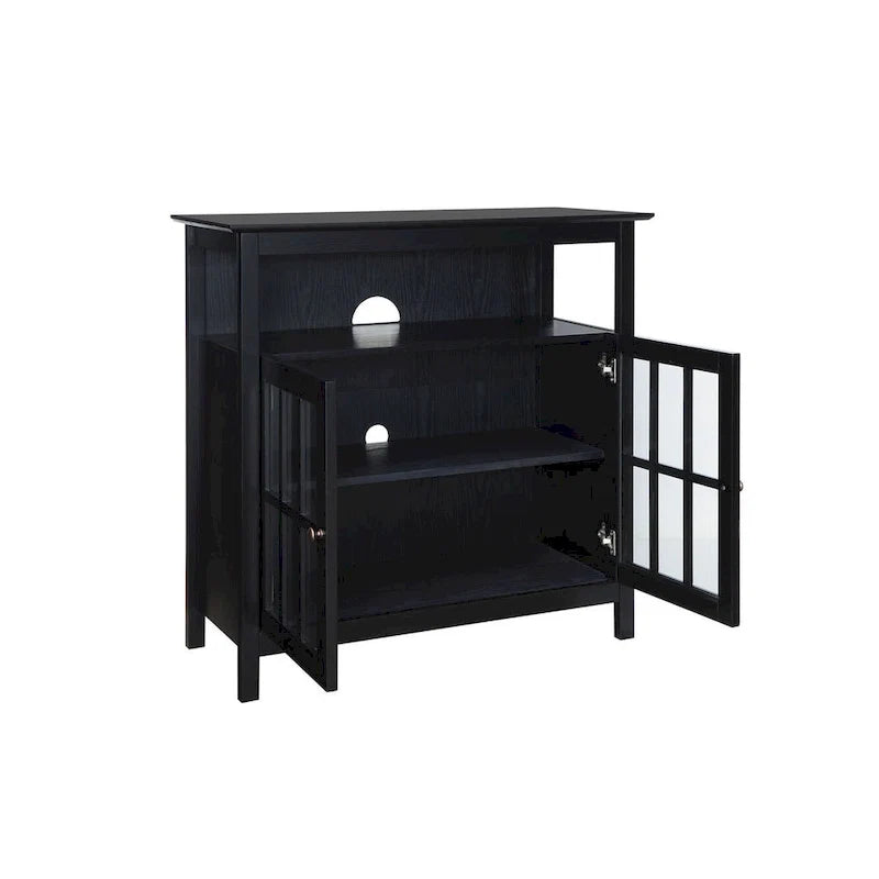Meuble TV Big Sur Highboy de 40 pouces avec rangements, par Convenience Concepts