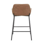 Lot de 2 tabourets de bar industriels hauteur comptoir