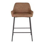 Lot de 2 tabourets de bar industriels hauteur comptoir