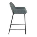 Lot de 2 tabourets de bar industriels hauteur comptoir