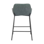 Lot de 2 tabourets de bar industriels hauteur comptoir