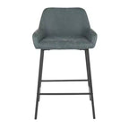Lot de 2 tabourets de bar industriels hauteur comptoir
