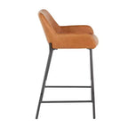 Lot de 2 tabourets de bar industriels hauteur comptoir