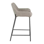 Lot de 2 tabourets de bar industriels hauteur comptoir
