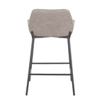 Lot de 2 tabourets de bar industriels hauteur comptoir
