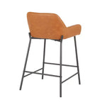 Lot de 2 tabourets de bar industriels hauteur comptoir