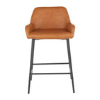 Lot de 2 tabourets de bar industriels hauteur comptoir