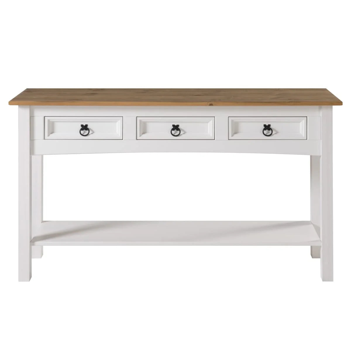 Console de table en bois 3 tiroirs Corona | Furniture Dash - S.O.