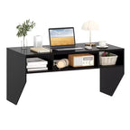 Table d'ordinateur murale flottante, bureau solide, mobilier de bureau à domicile, étagère de rangement