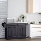 Chariot de rangement de cuisine portable multi-compartiments avec plateau en acier inoxydable et armoire à roulettes
