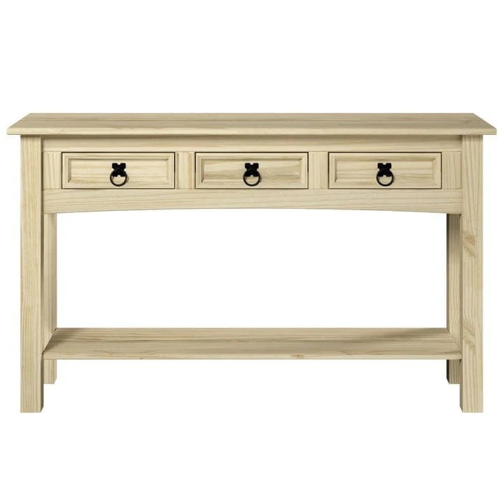 Console de table en bois 3 tiroirs Corona | Furniture Dash - S.O.