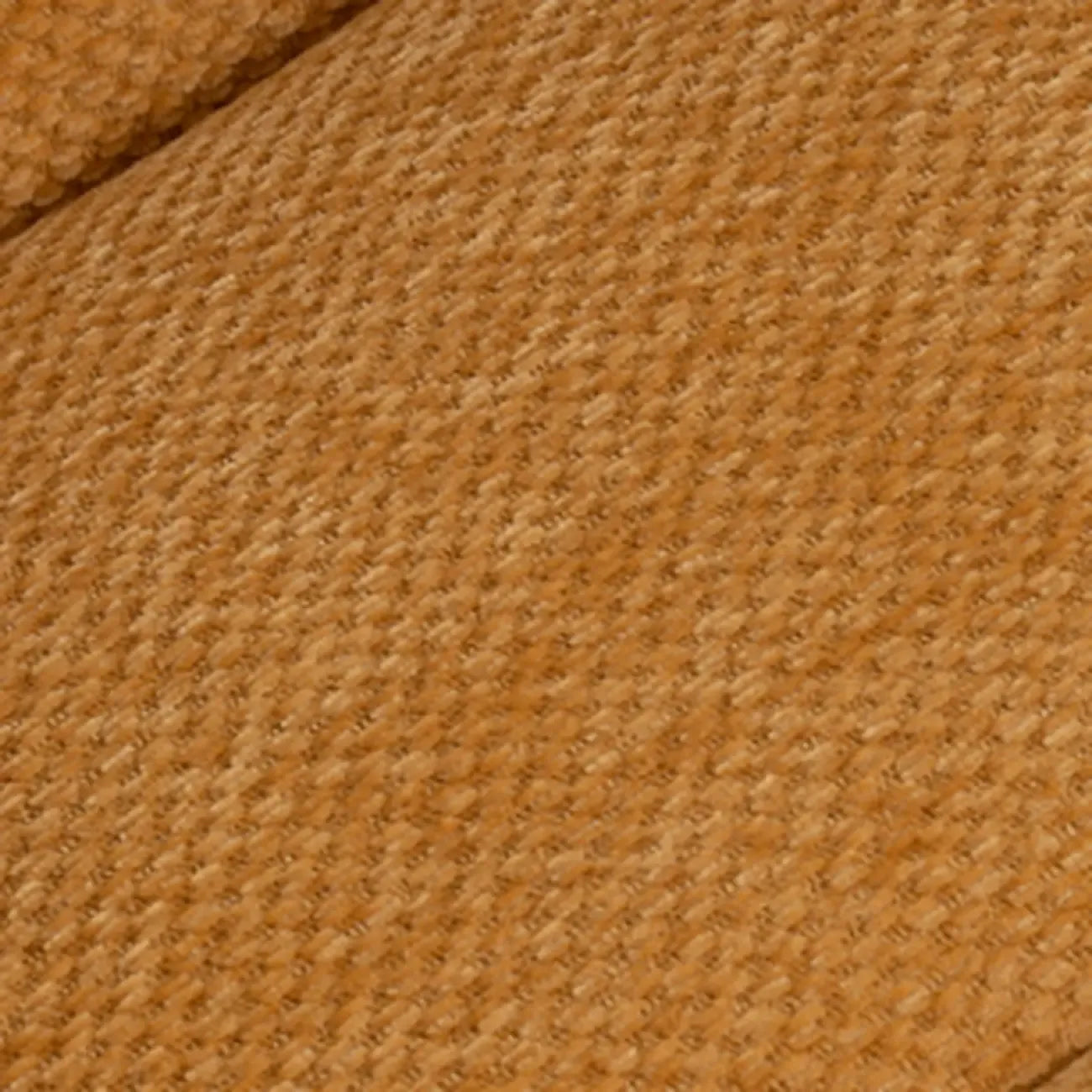 Fauteuil pivotant d'appoint en tissu chenille tufté jaune