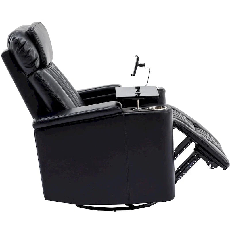 Fauteuil inclinable motorisé de cinéma maison multifonctionnel pivotant à 270°
