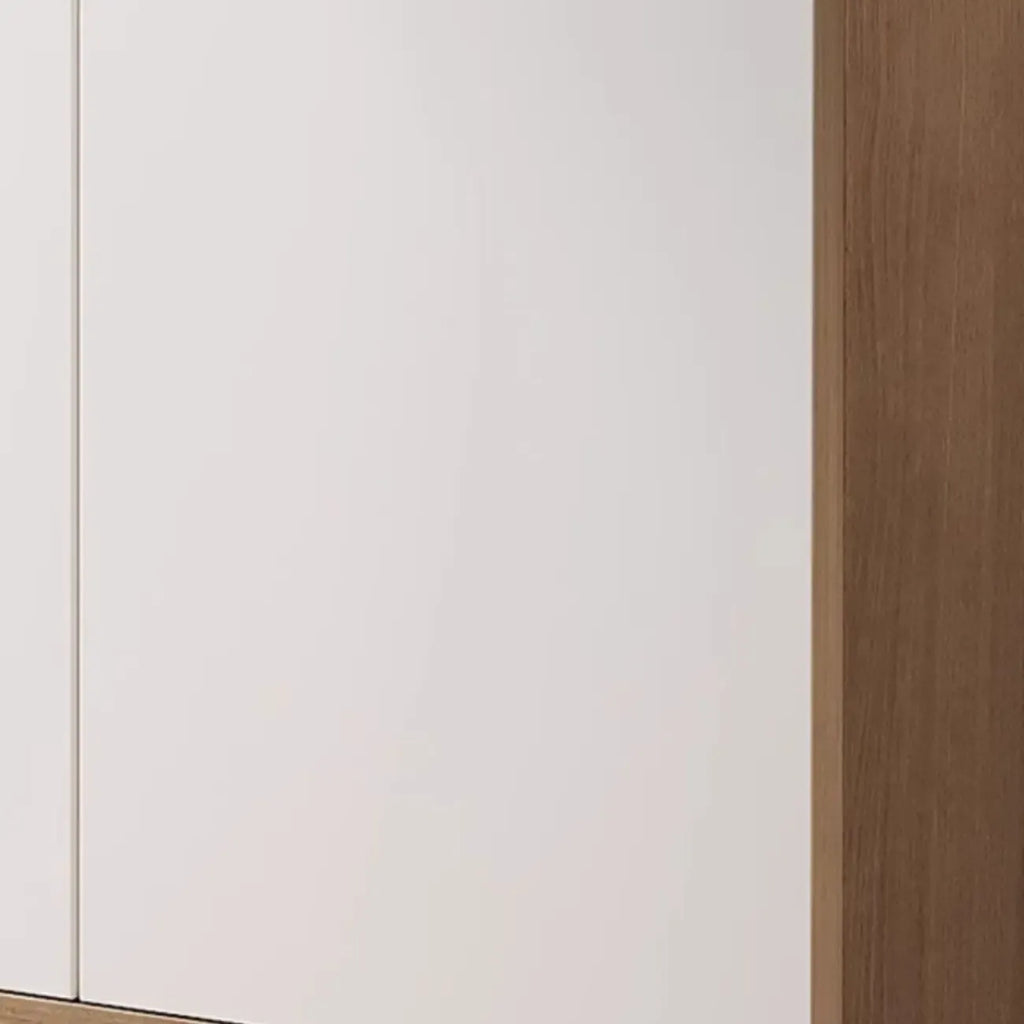 Buffet vaisselier en bois et verre avec partie haute