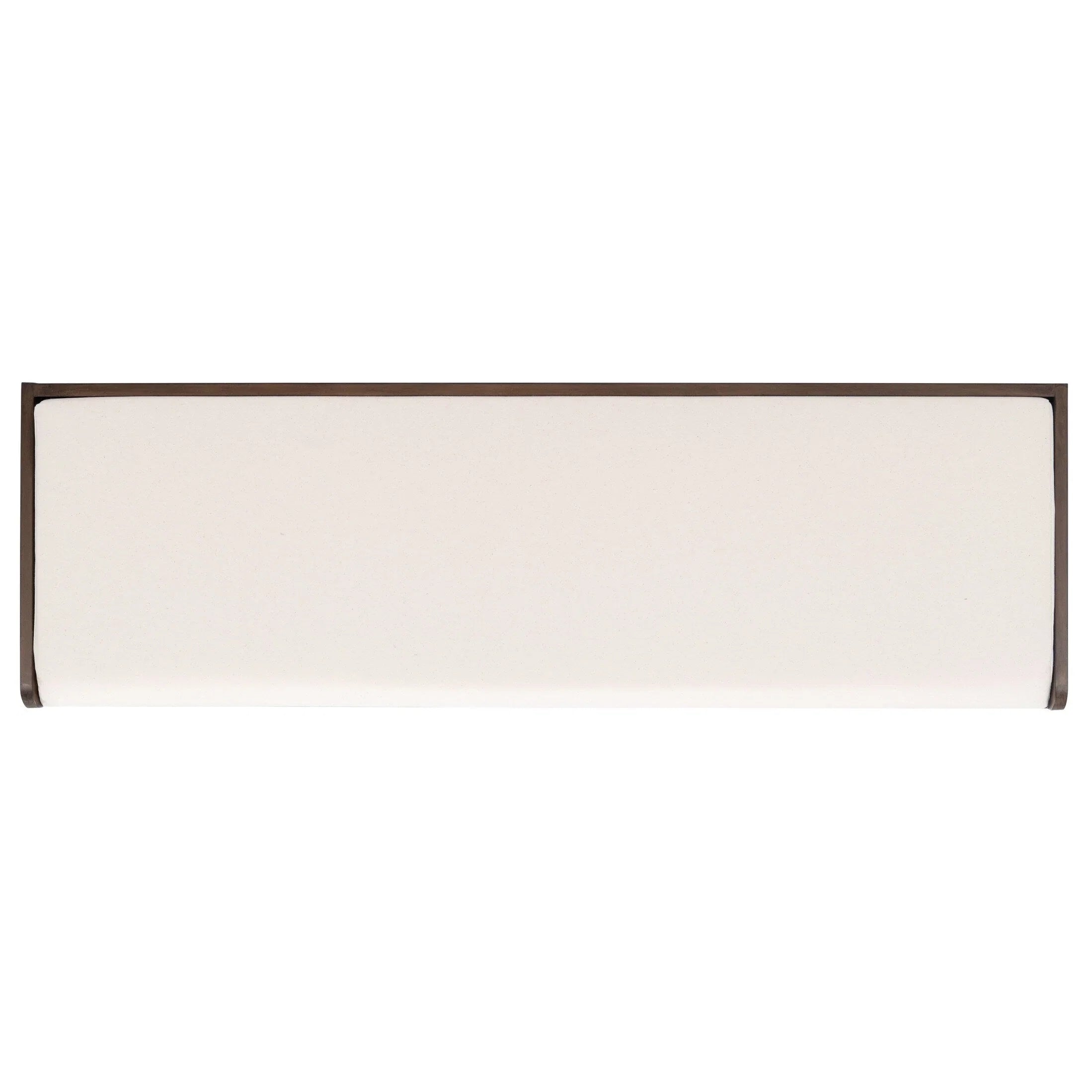 Banc de rangement SAFAVIEH Fiorello 3 tiroirs avec coussin - 47,3 L x 15 P x 19 H - 47Lx15Px19H